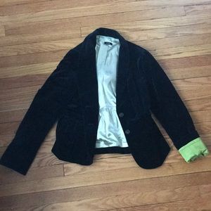 J Crew navy velvet blazer